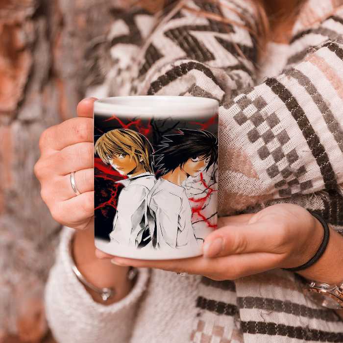 ماگ طرح انیمه‌ی دفترچه مرگ DEATH NOTE کد 007