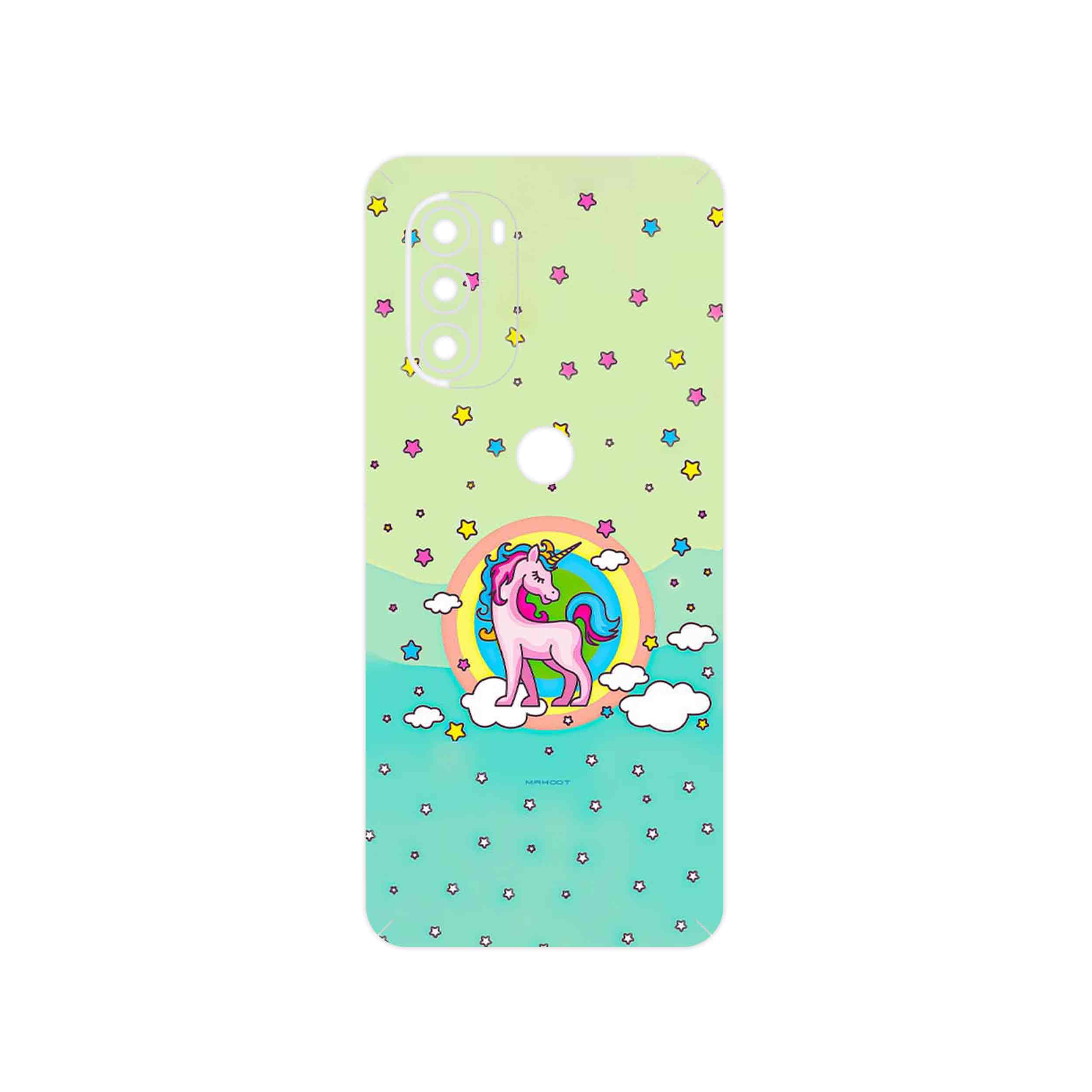 برچسب پوششی ماهوت مدل Rainbow unicorn adventure مناسب برای گوشی موبایل موتورولا Moto G51 5G
