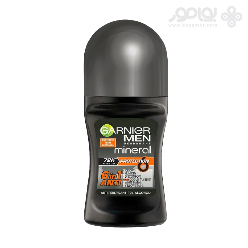 رول دئودورانت مردانه گارنیر مدل 6in1 حجم 50 میل