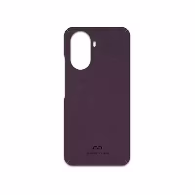 برچسب پوششی ماهوت مدل Purple-Leather مناسب برای گوشی موبایل هوآوی Nova Y70 Plus