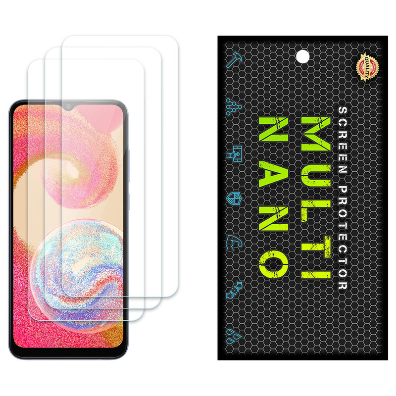 محافظ صفحه نمایش مولتی نانو مدل X-S3N مناسب برای گوشی موبایل سامسونگ Galaxy A04e بسته سه عددی | کالا برتری