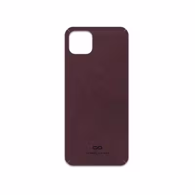 برچسب پوششی ماهوت مدل Matte-Dark-Brown-Leather مناسب برای گوشی موبایل ویکو T10