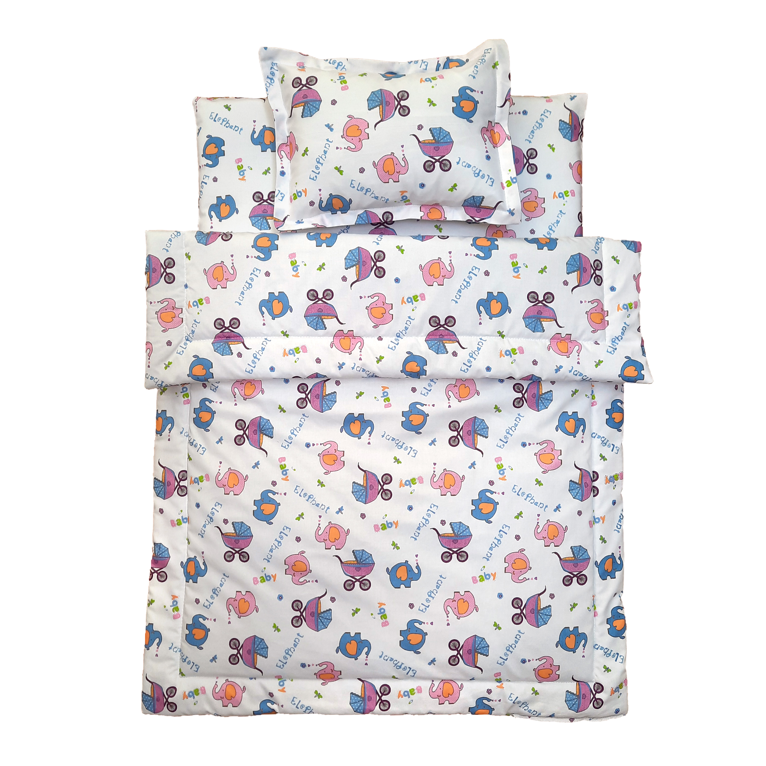 سرویس خواب 3 تکه نوزاد طرح کالسکه