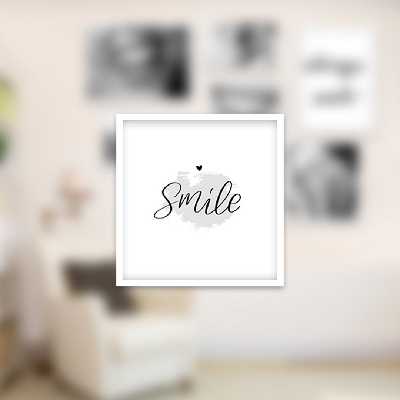 تابلو بکلیت طرح لبخند دندان پزشکی مدل W-908 مجموعه 7 عددی