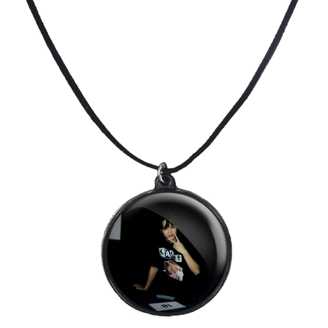 گردنبند پرمانه طرح exo کد pmb.13889 مدل دو طرفه