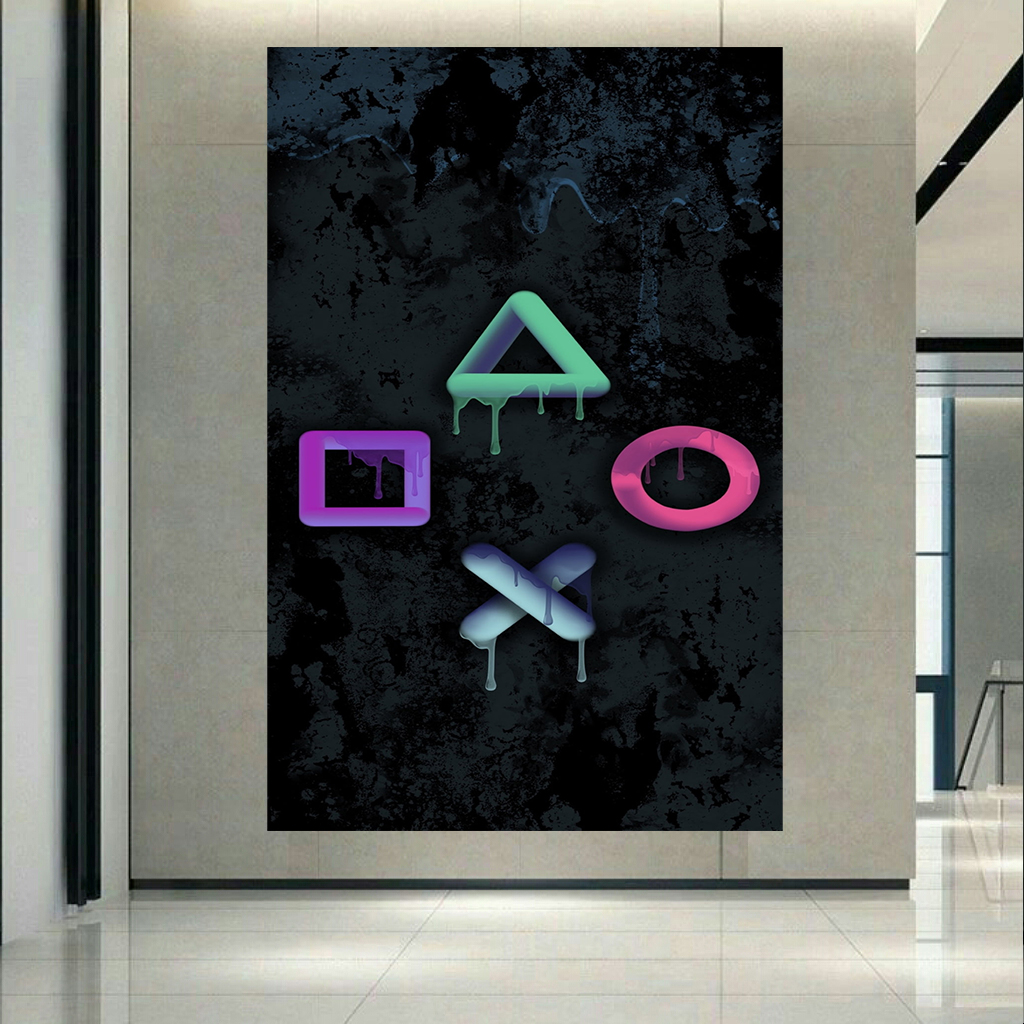 تابلو بوم طرح کنسول مدل Play Station کد AR2663