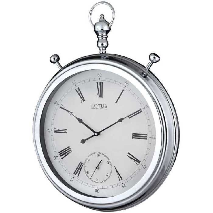 ساعت برناردینو سیلور سفید لوتوس کد M-16038 رنگ SILVER/WH