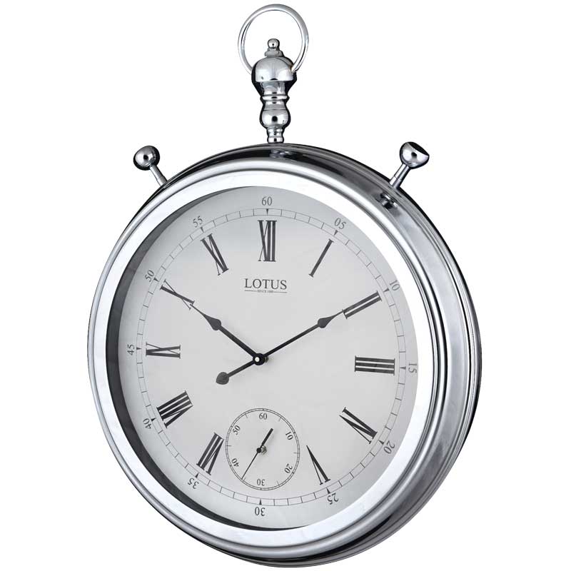 ساعت برناردینو سیلور سفید لوتوس کد M-16038 رنگ SILVER/WH