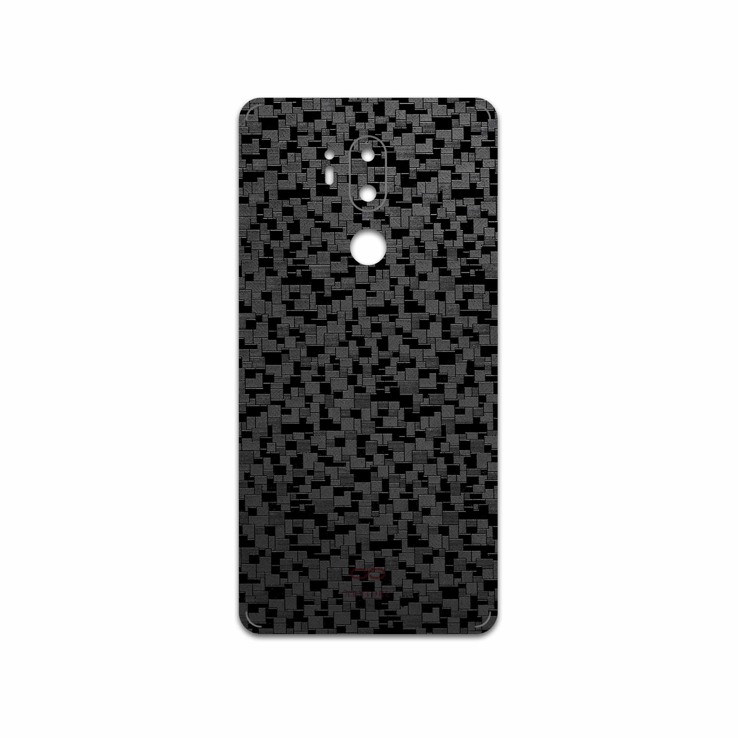 برچسب پوششی ماهوت مدل Black-Silicon مناسب برای گوشی موبایل ال جی G7 PLUS THINQ