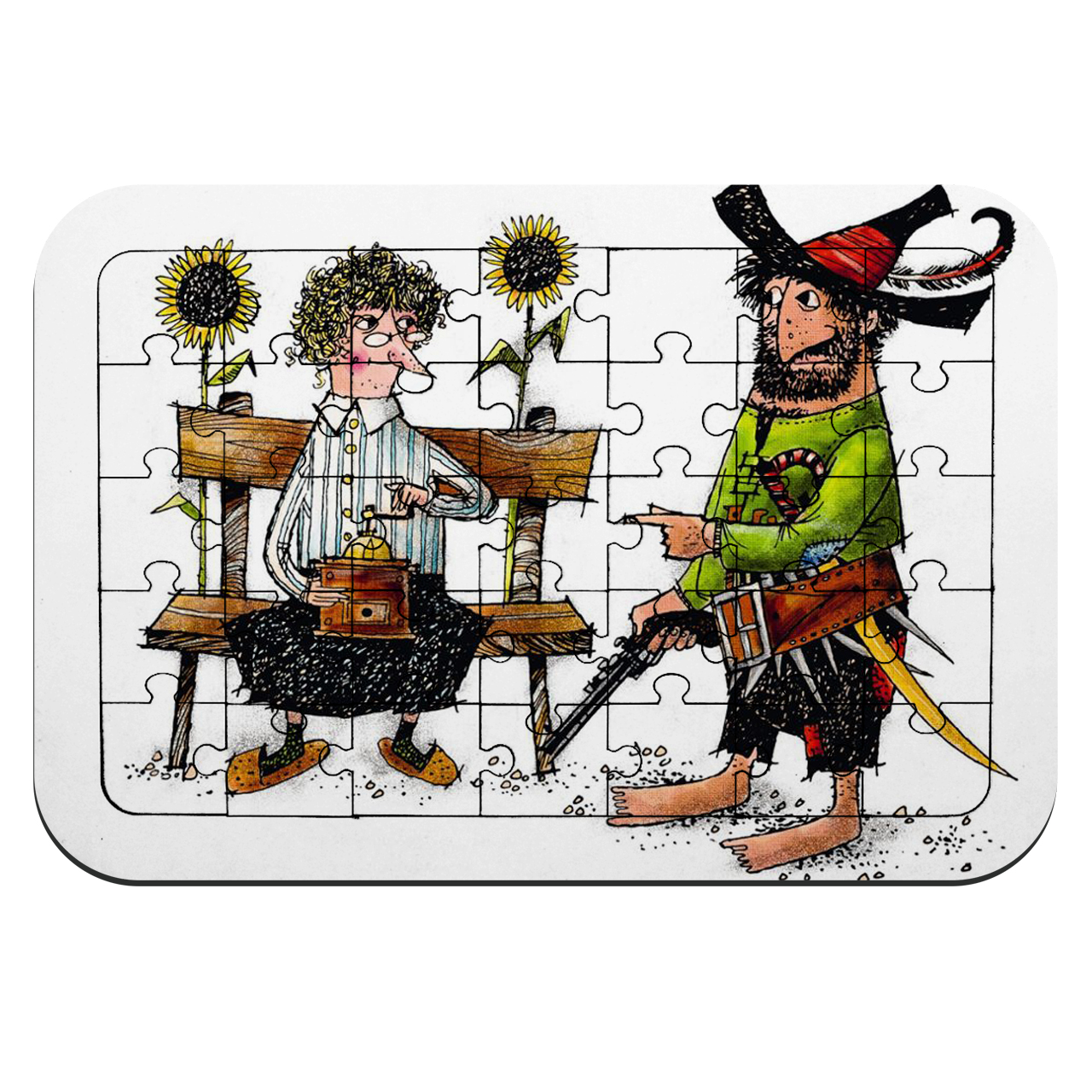 پازل 35 تکه طرح هوتسن پلوتس راهزن مدل NI874