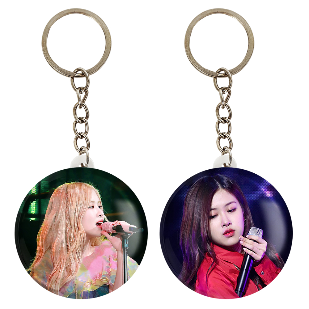 جاکلیدی خندالو مدل رزی بلک پینک کد 1443914431 مجموعه 2 عددی