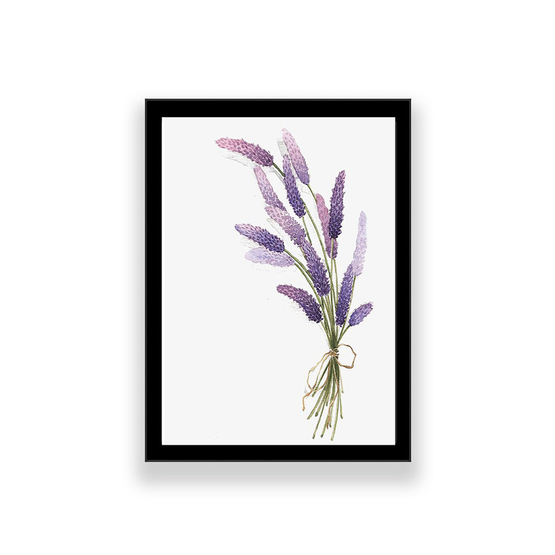 تابلو طرح آبرنگ گل | دنیای قاب