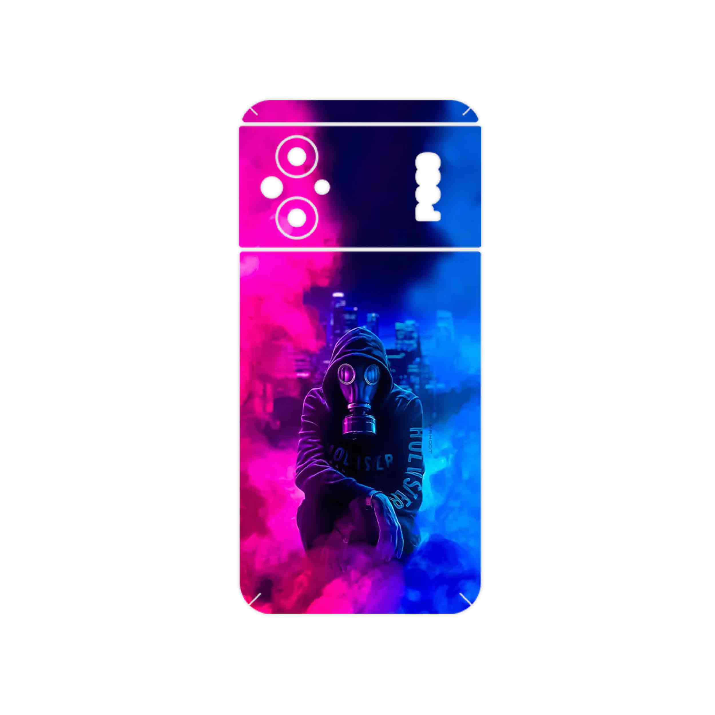 برچسب پوششی ماهوت مدل Smoke Rainbow Digital Art 2 مناسب برای گوشی موبایل شیائومی Poco M5