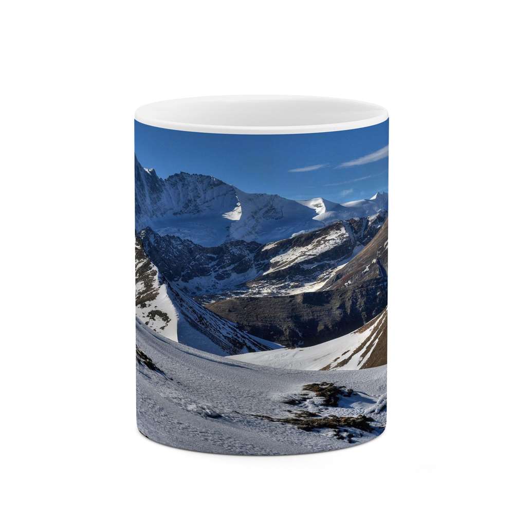 ماگ کاکتی طرح منظره برفی مدل mgs15038