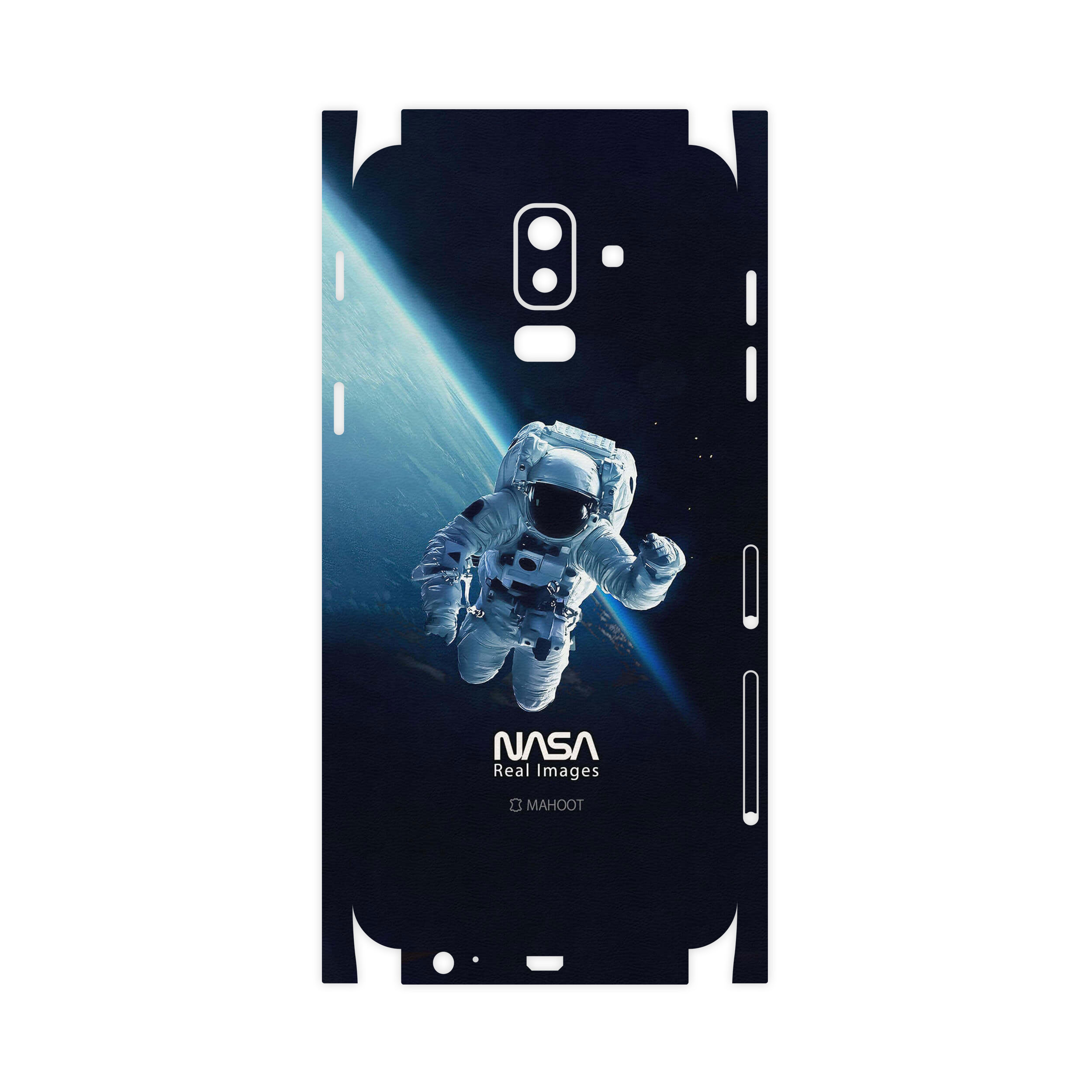 برچسب پوششی ماهوت مدل NASA-Astronaut-FullSkin مناسب برای گوشی موبایل سامسونگ Galaxy J8