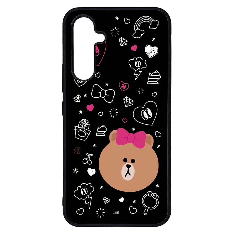 کاور طرح بچه خرس کد G-130 مناسب برای گوشی موبایل سامسونگ Galaxy A54 / A54 5G | دیجی قاب دونی
