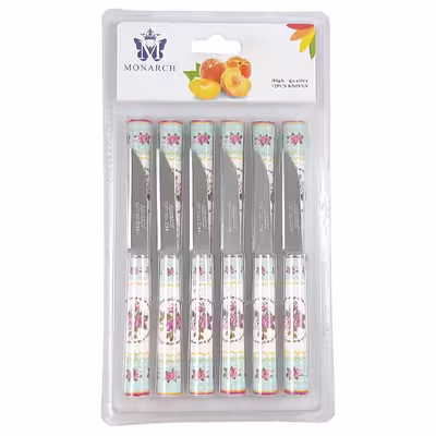 کارد میوه خوری مونارچ کد M010 بسته 12 عددی