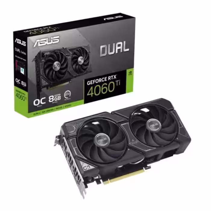 کارت گرافیک ایسوس Dual GeForce RTX 4060 Ti OC Edition 8GB GDDR6 (آکبند-گارانتی اصلی)