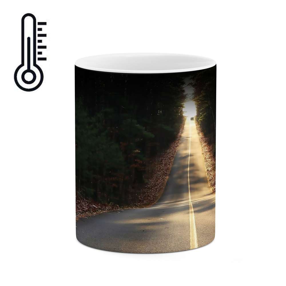 ماگ حرارتی طرح جاده جنگلی مدل mgh02211