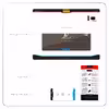 برچسب پوششی ماهوت مدل LOUIS-VUITTON-Logo مناسب برای تبلت سامسونگ Galaxy Tab S3 9.7 2017 T825