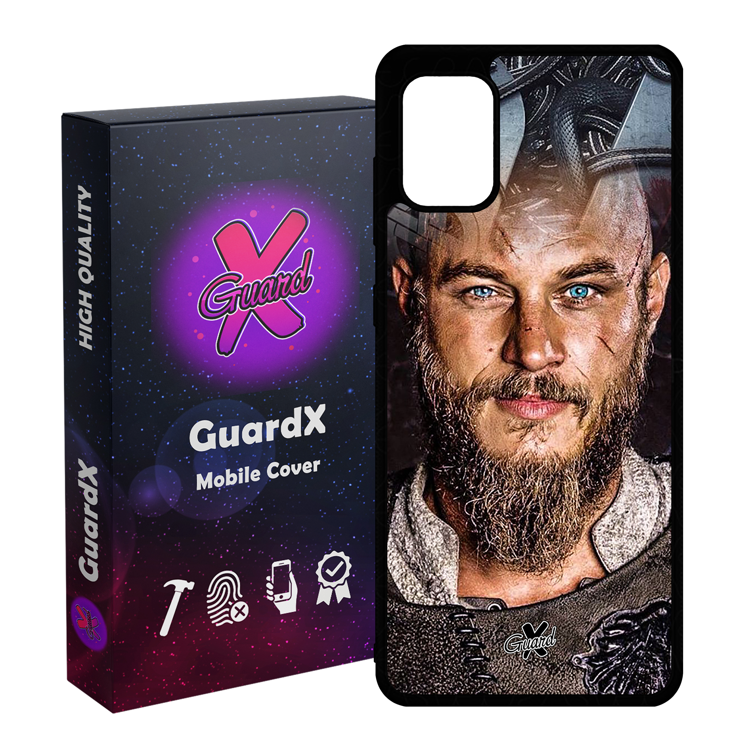 کاور گارد ایکس طرح Vikings مدل Glass10240 مناسب برای گوشی موبایل سامسونگ Galaxy A71