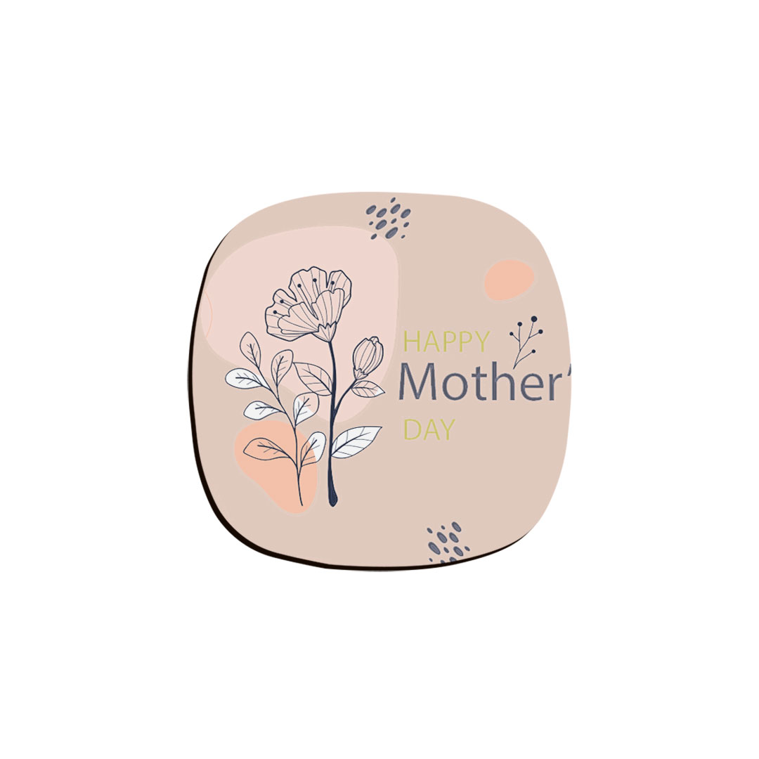 زیر لیوانی ترمه طراحان ایده مدل روز مادر مبارک کد cfp1823