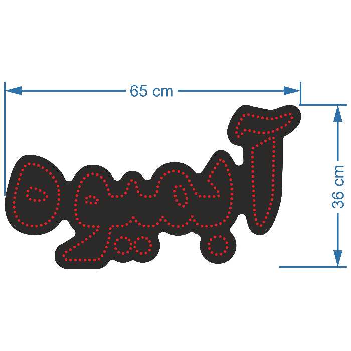 تابلو ال ای دی آیاز طرح آبمیوه کد 302