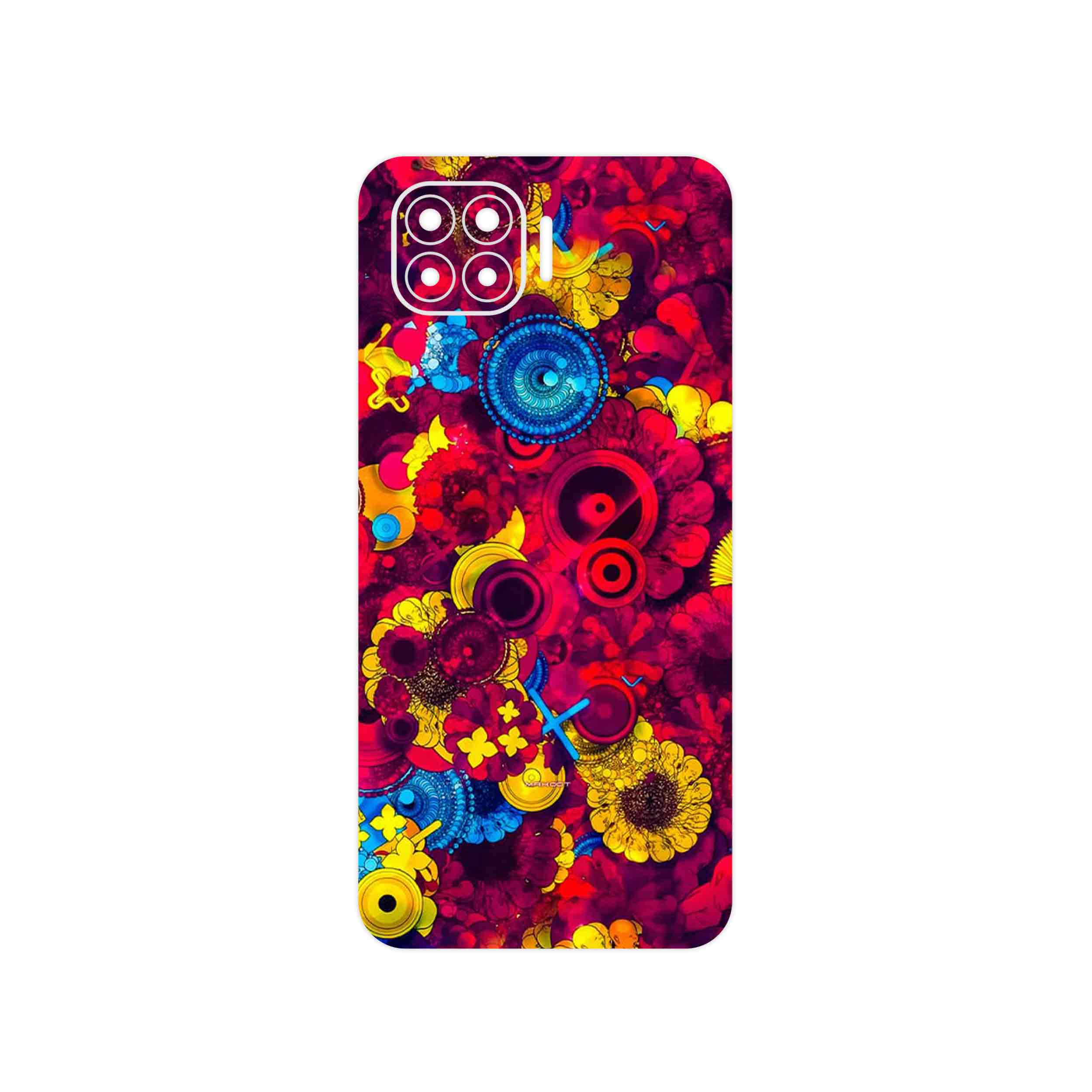 برچسب پوششی ماهوت مدل Vector Flower Garden Digital Art مناسب برای گوشی موبایل اپو A93