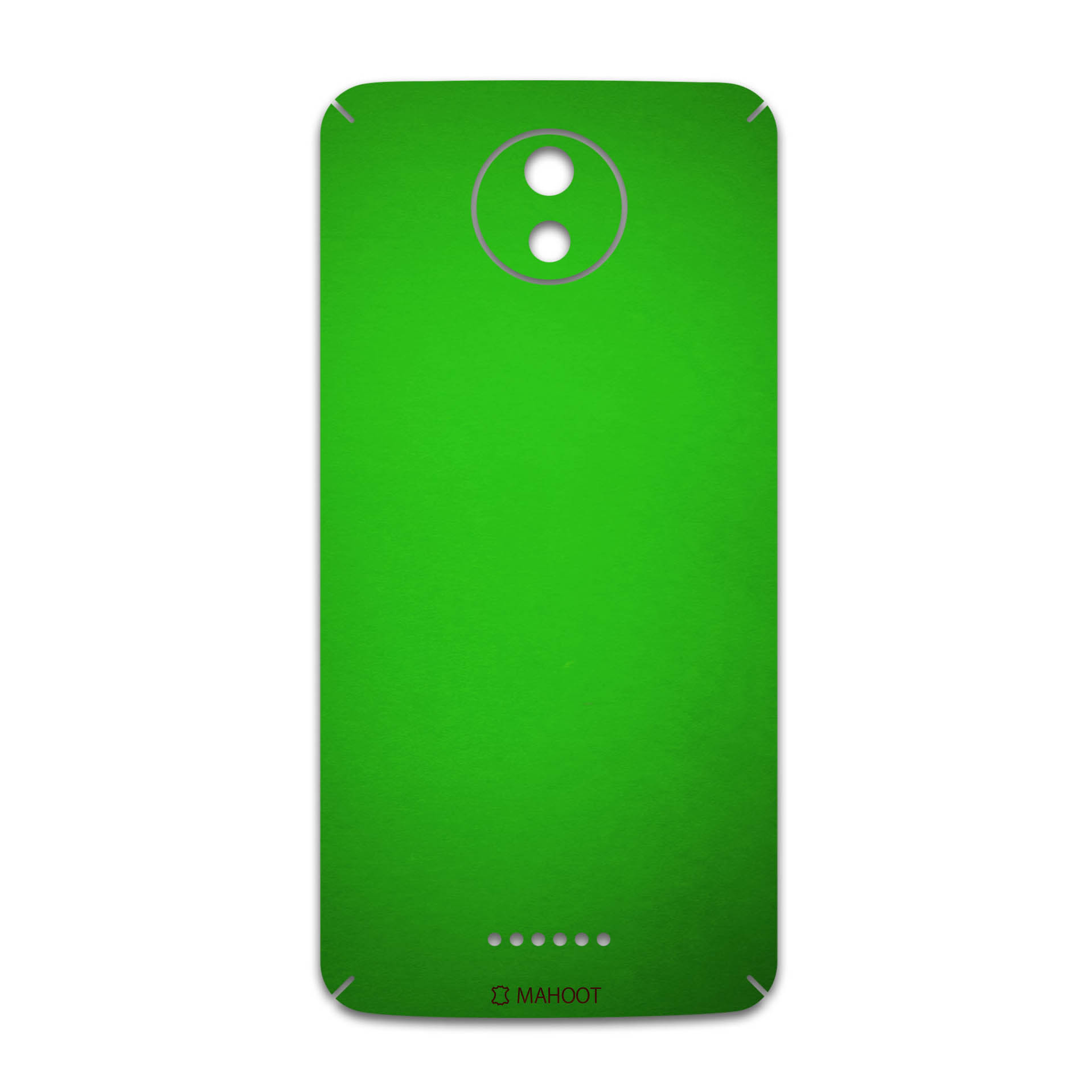 برچسب پوششی ماهوت مدل Metallic-Green مناسب برای گوشی موبایل موتورولا Moto C Plus