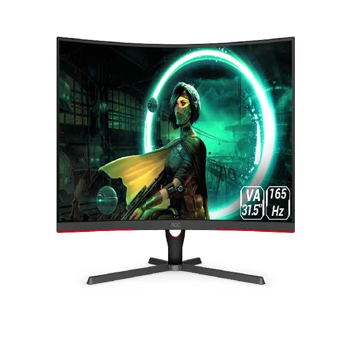خرید مانیتور 31.5 اینچ گیمینگ ای او سی AOC C32G3E G3 با بهترین قیمت