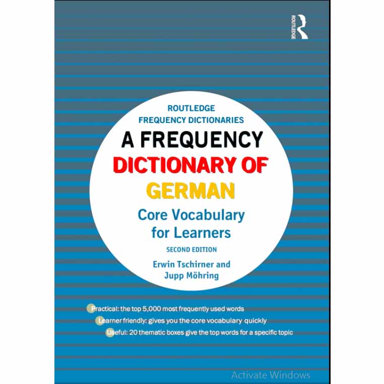 کتاب A frequency dictionary of German -Core vocabulary اثر learners chirner kav نشر دولت علم