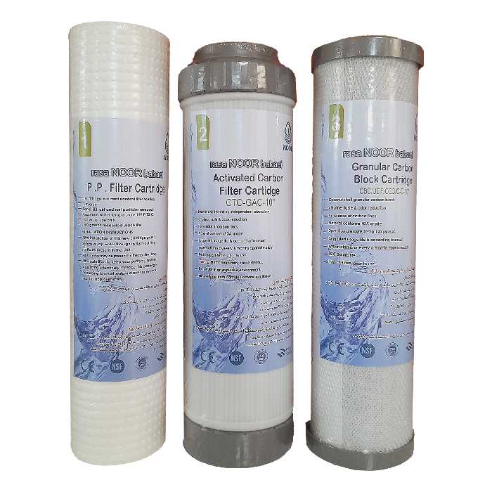 فیلتر دستگاه تصفیه آب رسا نور بابایی مدل M600 بسته 6 عددی