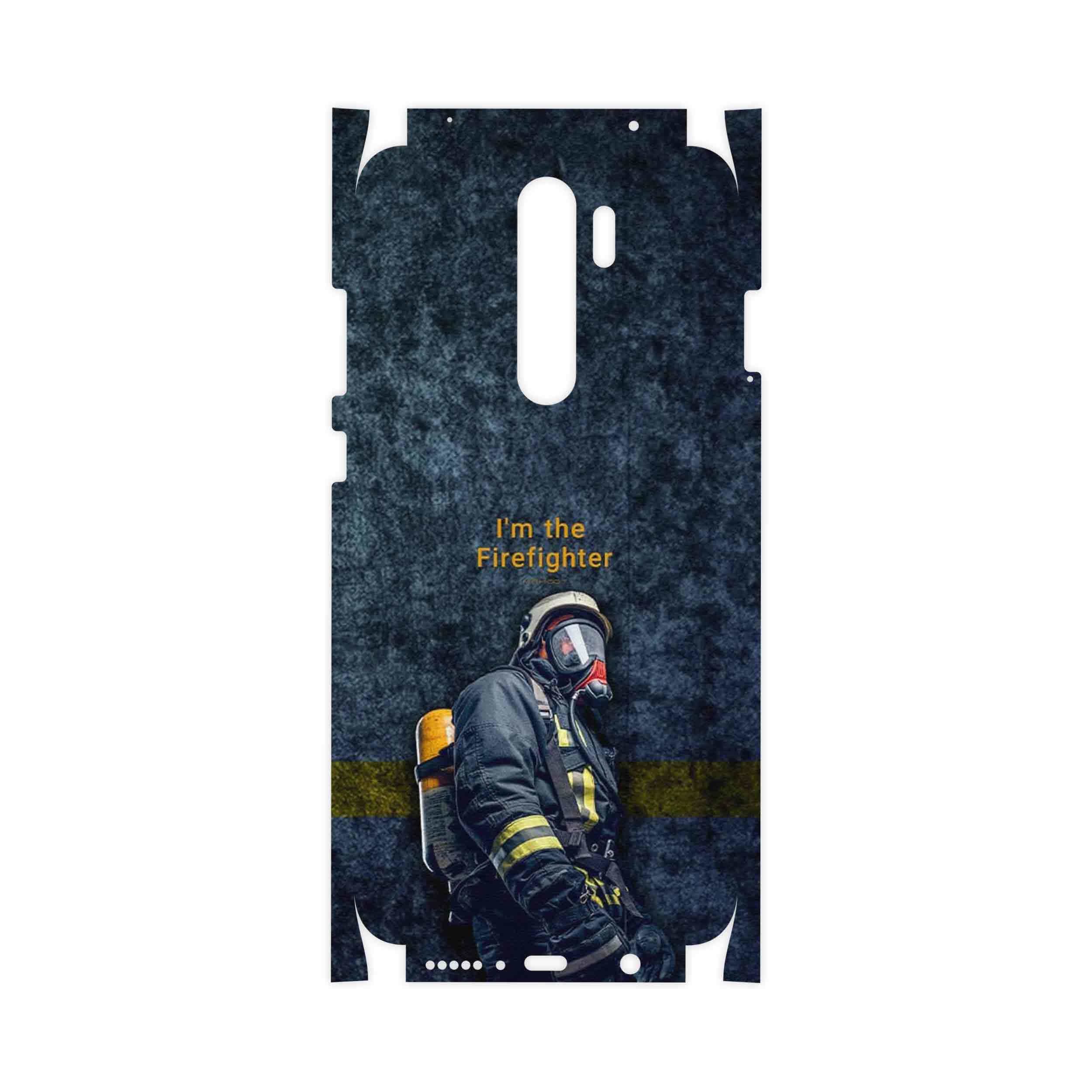 برچسب پوششی ماهوت مدل Firefighter-FullSkin مناسب برای گوشی موبایل شیائومی Redmi Note 8 Pro