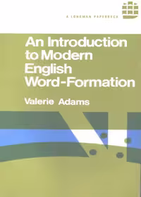 خرید و دانلود نسخه کامل کتاب An Introduction to Modern English Word Formation (English Language Series)