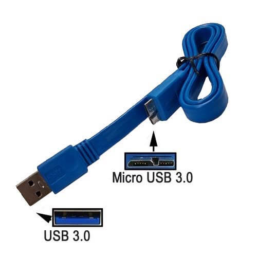 کابل هارد USB3 فلت 50 سانتی