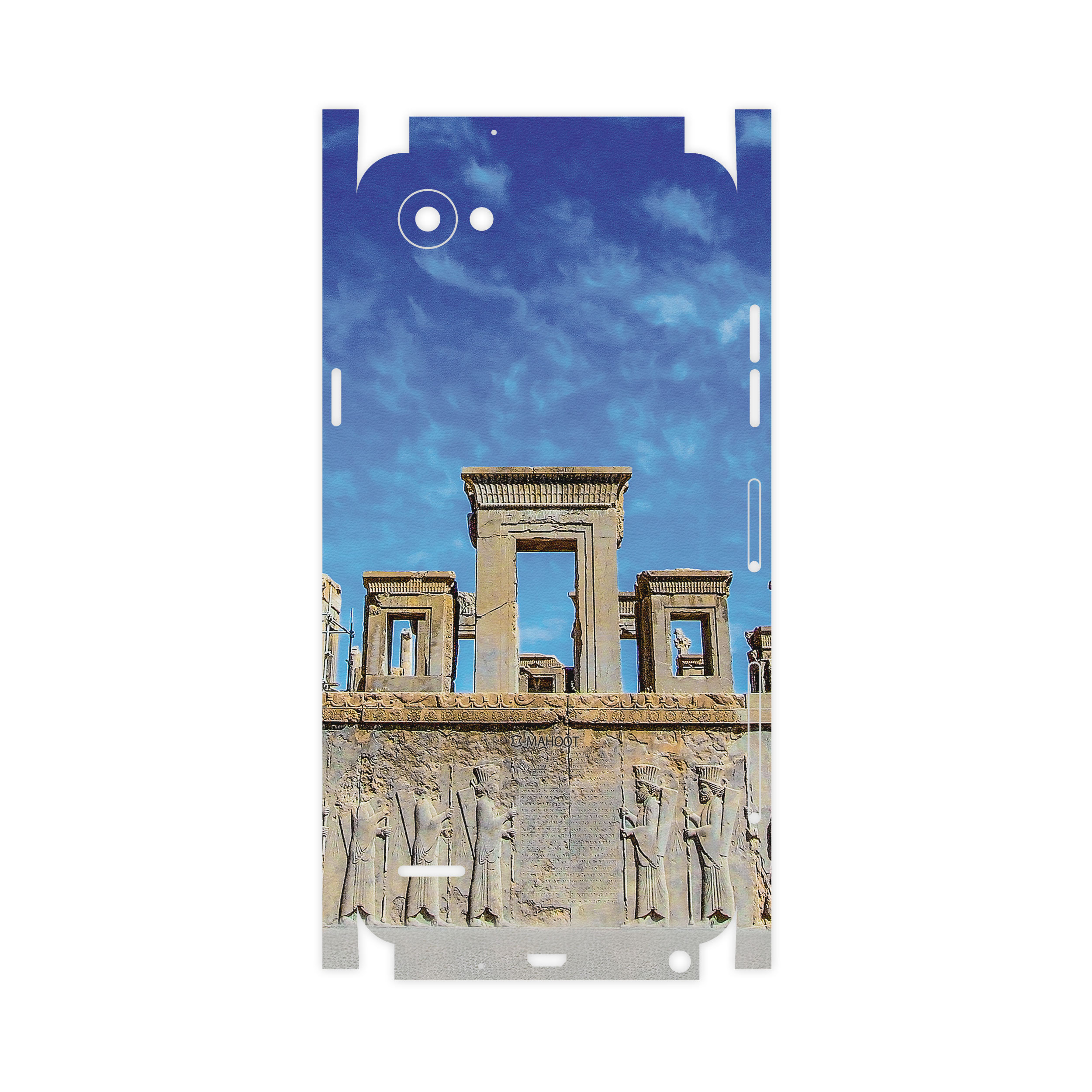 برچسب پوششی ماهوت مدل TAKHT-e-JAMSHID-FullSkin مناسب برای گوشی موبایل ال جی Q6