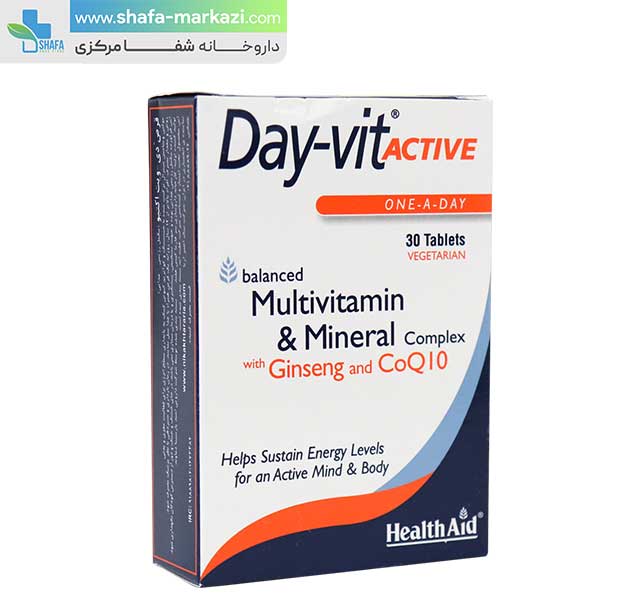 قرص دی ویت اکتیو هلث اید | HEALTH AID Day Vit Active