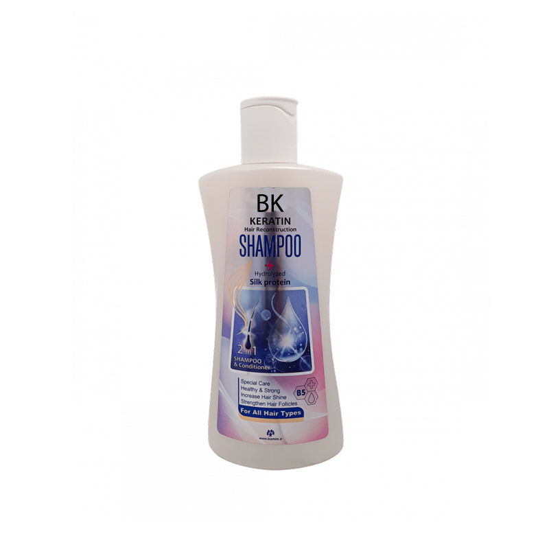 شامپو تقویت کننده مو بی کی مدل KERATIN حجم 300 میلی لیتر