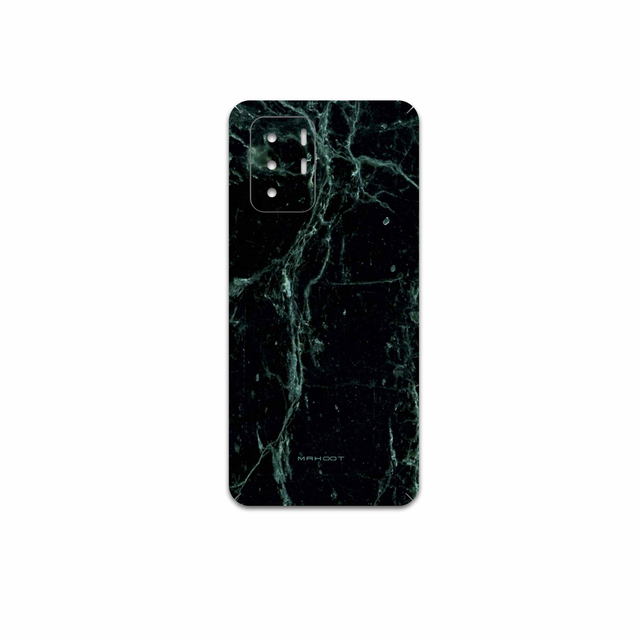 برچسب پوششی ماهوت مدل Graphite-Green-Marble مناسب برای گوشی موبایل شیائومی Poco X3 GT 5G