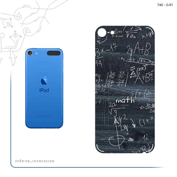 برچسب پوششی ماهوت مدل Mathematical Science مناسب برای گوشی موبایل اپل iPod touch 6th generation