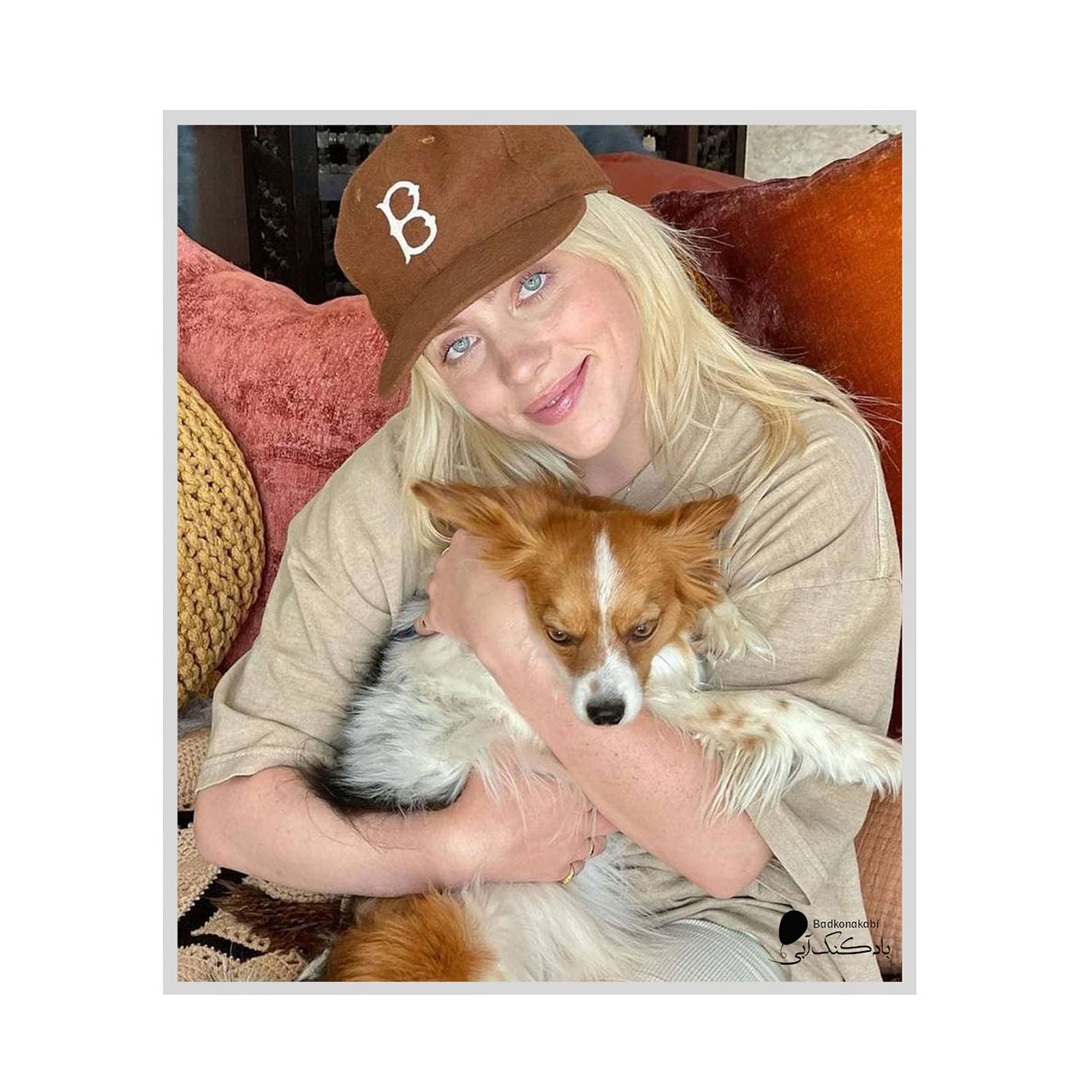  آویز تزیینی بادکنک آبی طرح بیلی آیلیش مدل B1