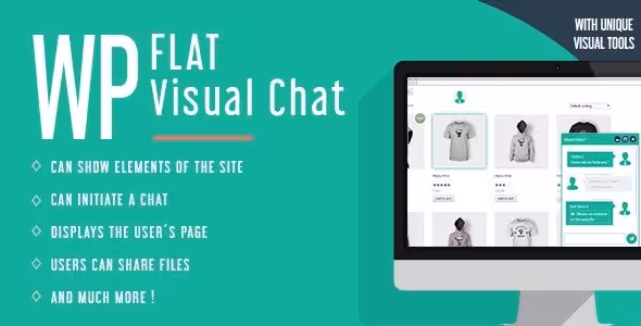 دانلود افزونه WP Flat Visual Chat برای وردپرس