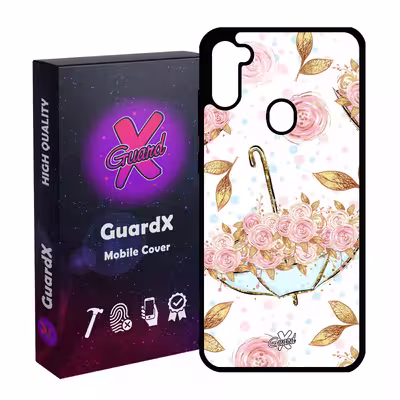 کاور گارد ایکس طرح Flower مدل Glass10107 مناسب برای گوشی موبایل سامسونگ Galaxy A11 / M11