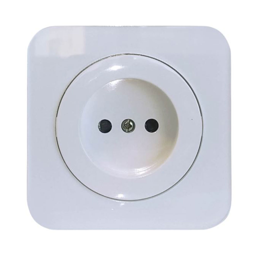 پریز بدون ارت محافظ دار دلند پلاس مدل آدا پلکسی