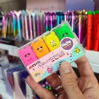 هایلایتر  فانتزی  چهار عدد طرح خرس 