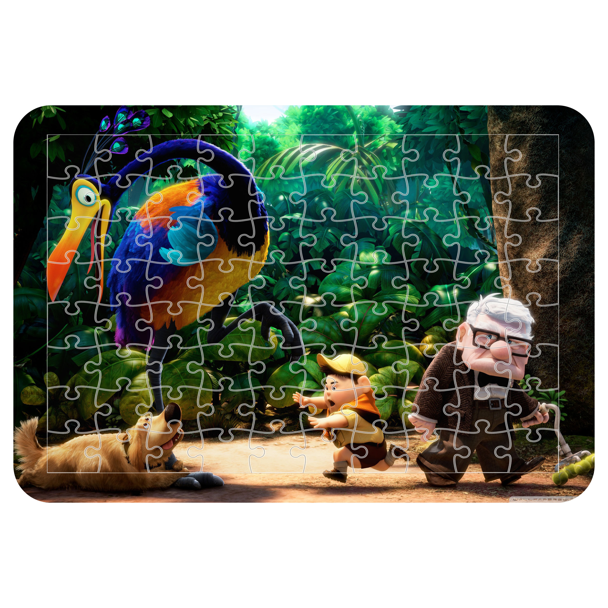 پازل 54 تکه اطلس آبی کارتون آپ و بالا مدل P1775