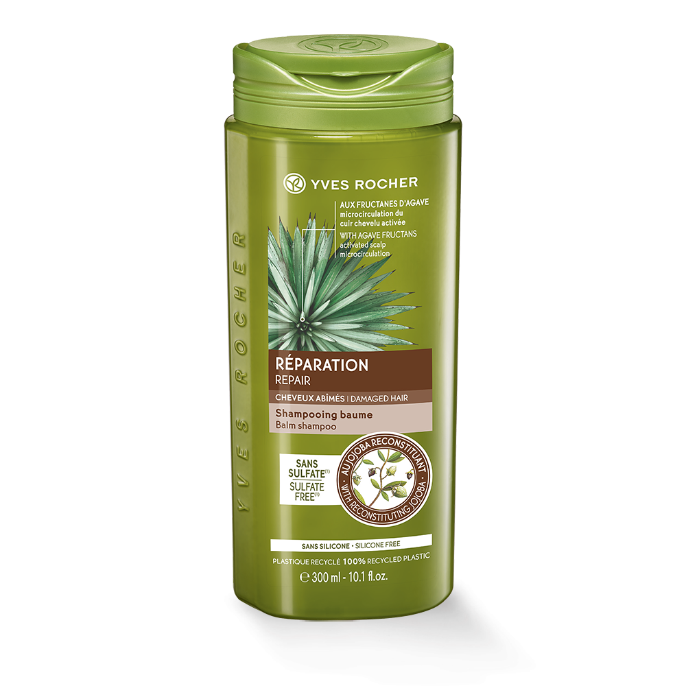 شامپو ترمیم کننده بدون سولفات ایوروشه 300 میل yves rocher