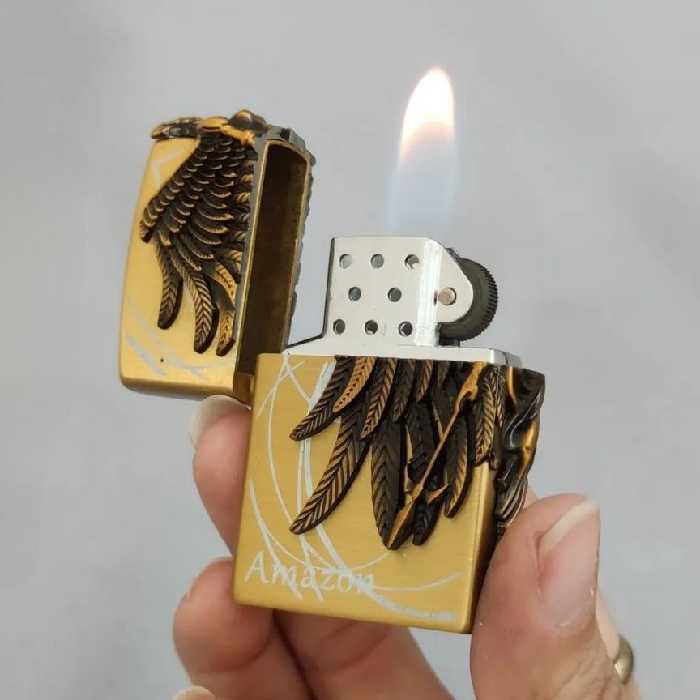 فندک گازی طرح آنجل بال فرشته مناسب حکاکی متن دلخواه