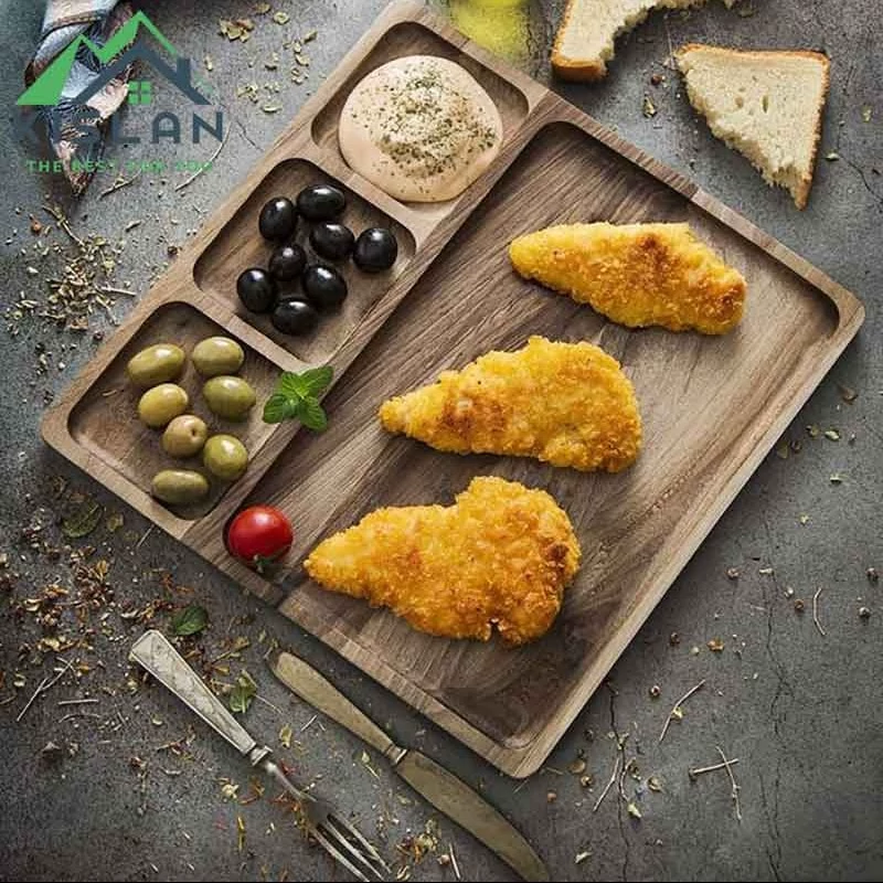 اردو  4 خانه آماهوم مربع چوب گردو