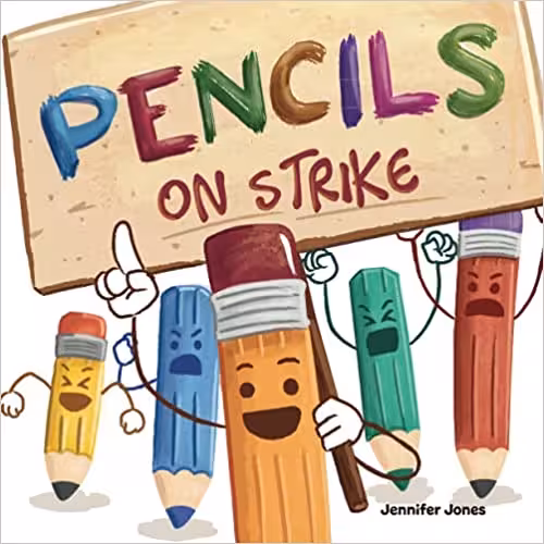 خرید و دانلود نسخه کامل کتاب Pencils on Strike: A Funny, Rhyming, Read Aloud Kid's Book For Preschool, Kindergarten, 1st grade, 2nd grade, 3rd grade, 4th grade -   PDF